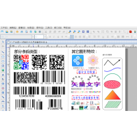 中琅可变数据排版打印软件 条形码生成 服装吊牌打印