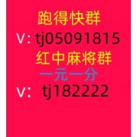 不用到处找一元一分红中麻将群,跑得快群稳定