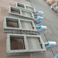 电动平板闸门料仓底部截止卸料中能多种材质定制