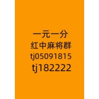 他有一块红中麻将群麻将群值得信赖