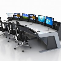 监控操作台现货指挥中心控制台调度台中控台电脑工作台办公桌