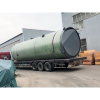 北京玻璃钢一体化泵站定制/妍博环保公司一体化污水提升泵站