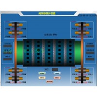 主副井提升机绞车闸瓦间隙运行参数监测装置