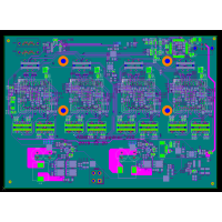 光电通讯产品PCB设计_12个千兆网口输出