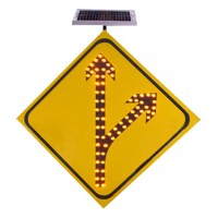 北京高速互通分流引导标志牌太阳能分流标志牌led发光标志牌报价
