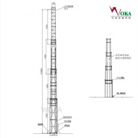 35米电动升降天线桅杆 40米自动力可移动折叠塔 25米伸缩脐带摆杆