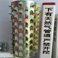 供应小区煤气管道防爬刺 各种型号管道防爬刺 厂家制作