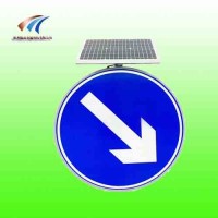 河南交通标志 靠右行驶太阳能发光标志牌 全透式发光标志牌生产厂家