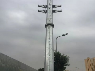 河北地脚螺栓 生产厂家 电力钢管塔 电力钢杆 钢管杆图2