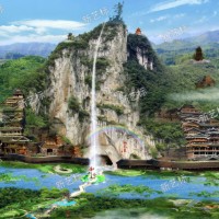 新艺标环艺 四川园林景观设计 四川旅游景观策划 四川景区大门设计