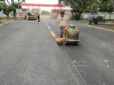 苏州太仓城乡镇车道划线价格 苏州工厂道路画线价格图2