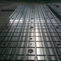 液压模拟试验铁地板规格 测功机试验铁底座精度 河北北重厂家专业设计大型铸铁试验铁地板