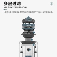 五金、食品、电机、机械、化工工业工厂吸碎屑用GS-3078P边推边吸