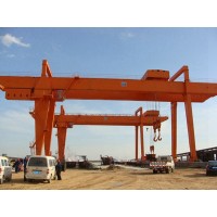 广东韶关龙门吊公司150吨包厢龙门吊已发往现场